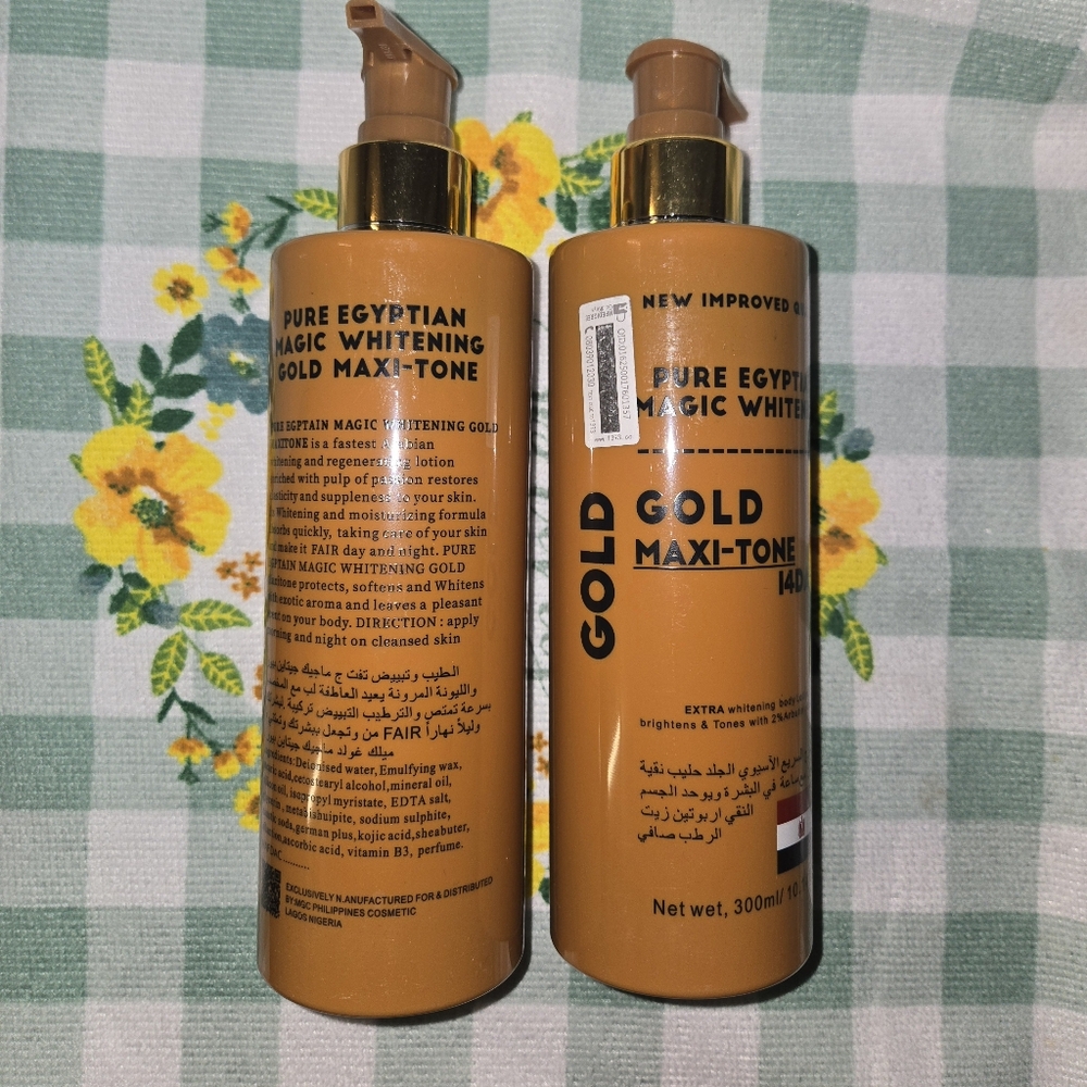 The Pure Egyptian Magic Whitening Gold Maxi Tone 2 Pcs